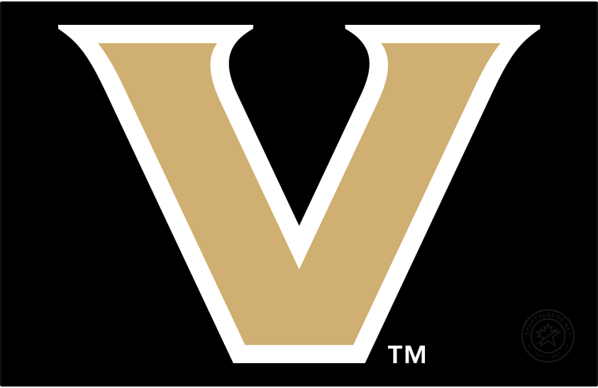 Vanderbilt Commodores 2022-Pres Primary Dark Logo DIY iron on transfer (heat transfer)